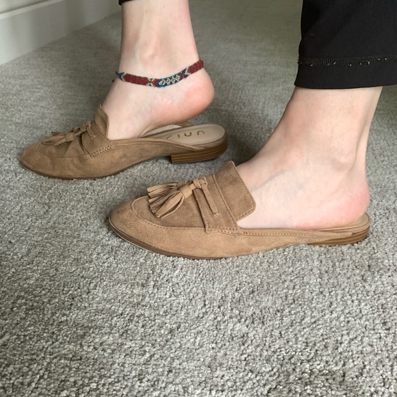 Camel colored penny loafer mules - Picture 5 of 5